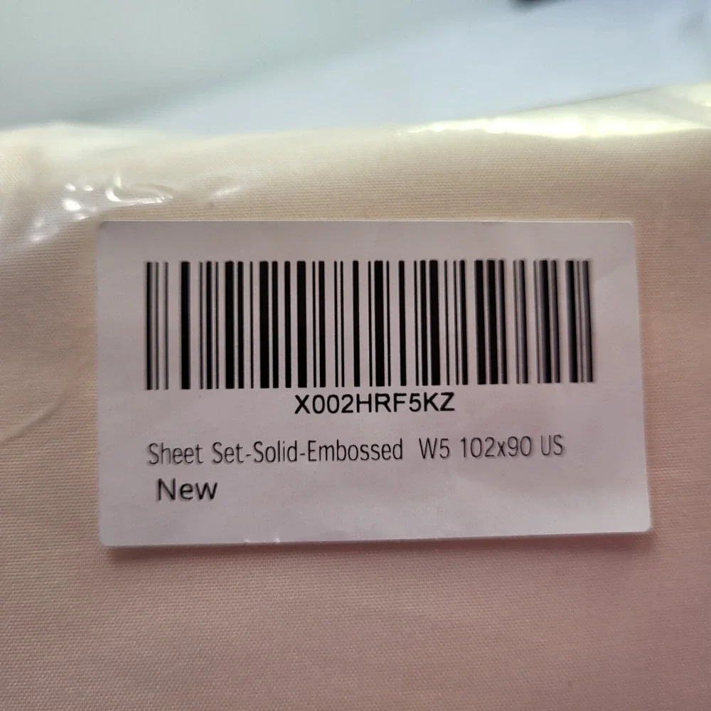 New Sealed Bedsure Get Cozy Bedroom Cream Sheet Set Plain Queen 90 x 102